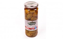 Fragata Spanish Olives Stuffed Minced Pimiento  Glass Jar  450 grams